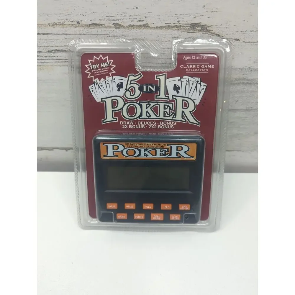 2011 Handheld 5 N 1 Poker LCD Digital 
